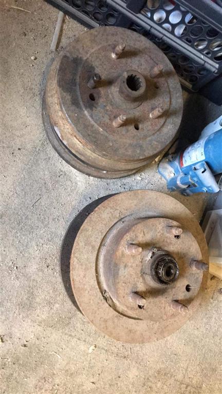 Some before and after shots of the brakes