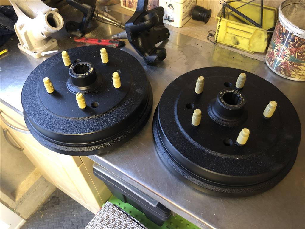 Some before and after shots of the brakes