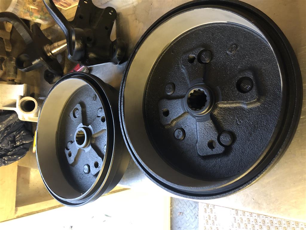 Some before and after shots of the brakes